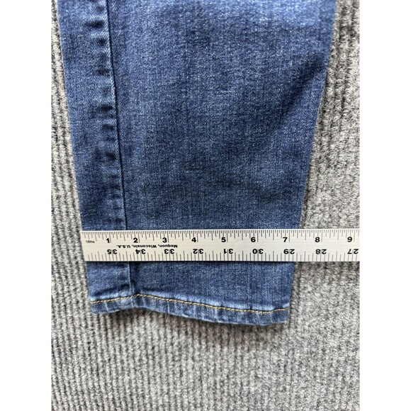 Levis 513 Slim Straight Leg Jeans Men’s 30x32 Blue Denim Stretch Medium Wash - Picture 10 of 11